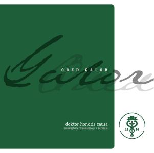 Okładka książki: Maciej Żukowski (Editor) - Uroczystość nadania Odedowi Galorowi godności doktora honoris causa Uniwersytetu Ekonomicznego w Poznaniu
