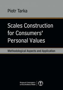 Scales Construction for Consumers' Personal Values. Methodological Aspects and Application