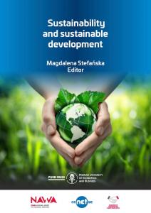 Sustainability and sustainable development